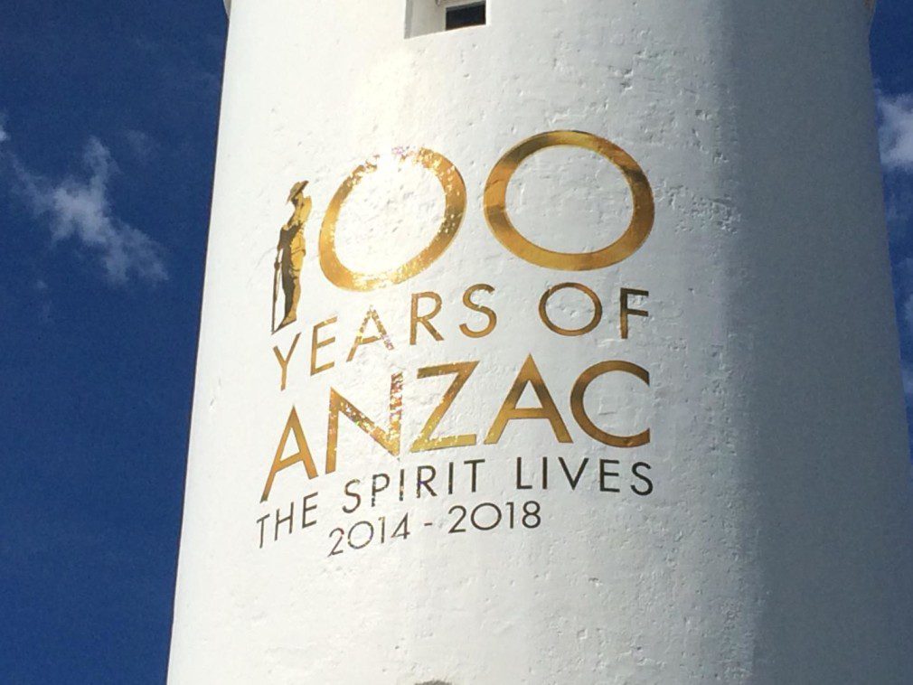 ANZAC tribute unveiled on Kiama Lighthouse