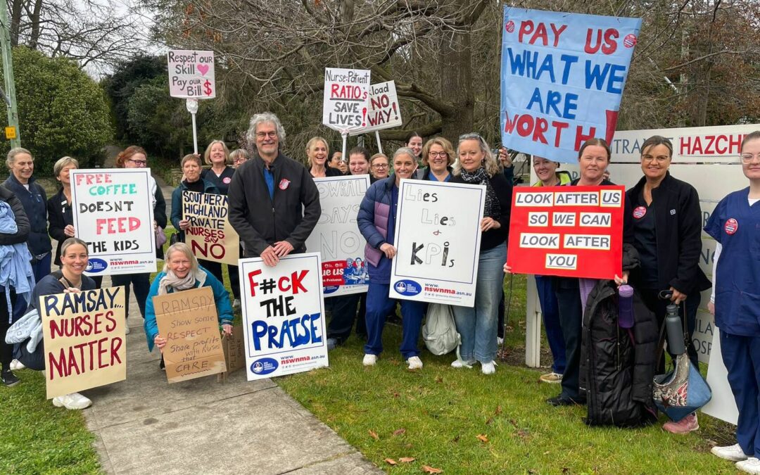 Ramsay Health Care workers refuse second pay offer and continue historic industrial action